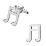 Men's Silvery Music Cufflinks High Lawyer Groom Wedding Cufflinks