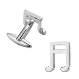 Men's Silvery Music Cufflinks High Lawyer Groom Wedding Cufflinks