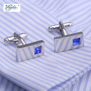 Crystal Cufflinks Button Gemelos Men Jewelry AAA Crystal Cu...