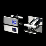 Crystal Cufflinks Button Gemelos Men Jewelry AAA Crystal Cu...