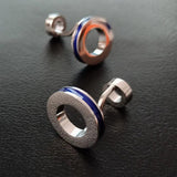 Novelty Round Cufflinks for Men High Enamel Shirt Cuff Links