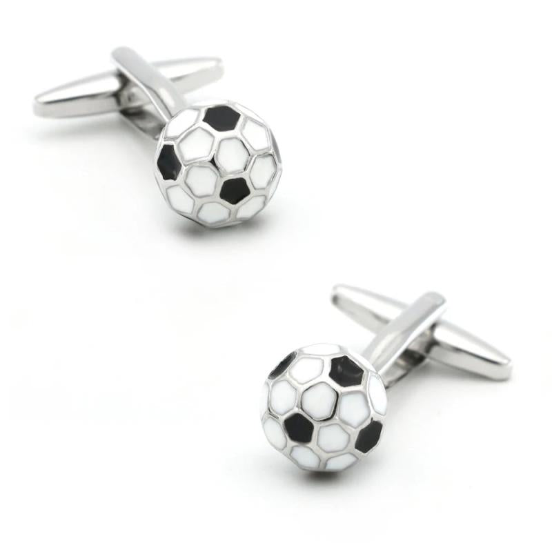 iGame Football Cuff Links Brass Material 3D Football Cufflinks