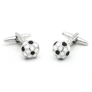 iGame Football Cuff Links Brass Material 3D Football Cufflinks