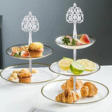 Metal Stand DIY 3-Layer Fruit Plate Snack Stand for Resin Mold Art
