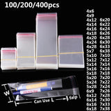 Small Self Adhesive Cellophane Bag OPP Plastic Bags For Jewelry Candy Packaging