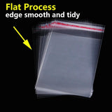Small Self Adhesive Cellophane Bag OPP Plastic Bags For Jewelry Candy Packaging