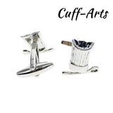 Men's Chef Hat and Spoon Cufflinks by Cuffarts C10502