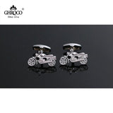 Motorcycle & Airplane Cufflink Gift for Business Men
