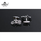 Motorcycle & Airplane Cufflink Gift for Business Men