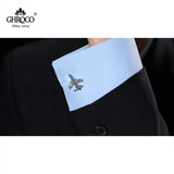 Motorcycle & Airplane Cufflink Gift for Business Men