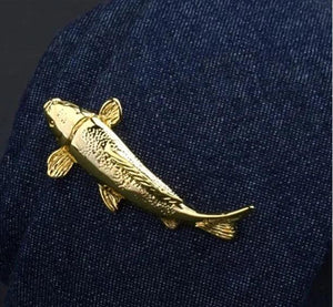 Copper Feather Tie Clip Men's Business Bass Fancy
