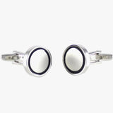 Rim Round Cuff Links Father's Gift Birthday Cuff Links