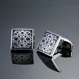HYX Men's Wedding Cufflinks High Button Shirt Jewelry