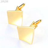 Classic Metal Cufflinks French Shirt Curved Work Jewelry
