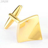 Classic Metal Cufflinks French Shirt Curved Work Jewelry