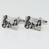 Music Note Cufflinks Music Score Cuff Links Wedding Birthday Gift