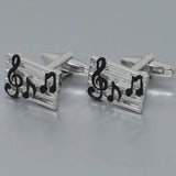 Music Note Cufflinks Music Score Cuff Links Wedding Birthday Gift