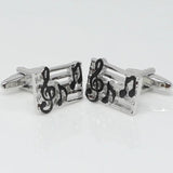 Music Note Cufflinks Music Score Cuff Links Wedding Birthday Gift