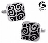 Royal Copper Enamel Cuff Links for Men