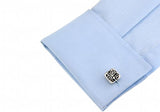 Royal Copper Enamel Cuff Links for Men