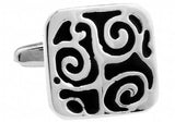 Royal Copper Enamel Cuff Links for Men