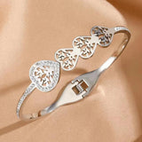 Tree of Life Stainless Steel Bangle Bracelet