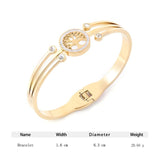 Tree of Life Stainless Steel Bangle Bracelet
