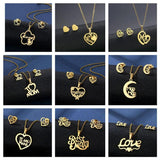Europe US Sweet Wind Flower Girl Jewelry Set
