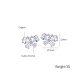 Butterfly Pendant Necklace Earrings Set Green Stainless Steel Jewelry