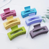 Matte Hair Clip Women Solid Hair Claw Big Crab Hair Clips for Girls