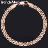 5mm Rose Weaving Bismark Jewelry Set for Women Men