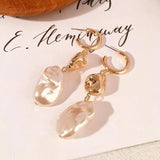 Vintage Baroque Pearl Jewelry Set for Women