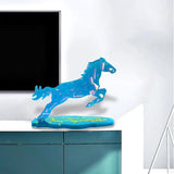Leopard Horse Table Epoxy Resin Mold DIY Mirror Jumping Leopard Table