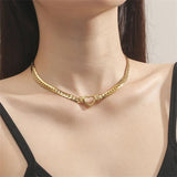 316L Stainless Steel Love Heart Pendant Necklace High Jewelry Gift
