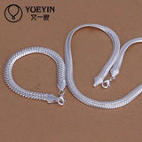 Silver Plated Punk Style Wedding Jewelry Set S214