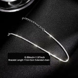 2pcs Tibetan Silver Necklace + Bracelet Set blingbling glitter Women's Jewelry