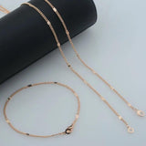 585 Rose Bracelet Carving Smart Chain Bracelet for Men and Women