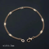 585 Rose Bracelet Carving Smart Chain Bracelet for Men and Women