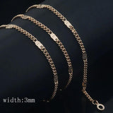 585 Rose Bracelet Carving Smart Chain Bracelet for Men and Women