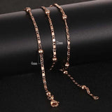 585 Rose Bracelet Carving Smart Chain Bracelet for Men and Women