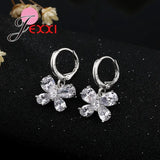 Butterfly Zirconia Silver Statement Jewelry Set for Wedding
