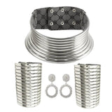 African Style Statement Choker Vintage Jewelry Set for Women