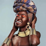 African Style Statement Choker Vintage Jewelry Set for Women