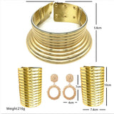 African Style Statement Choker Vintage Jewelry Set for Women