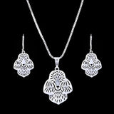 Poodle Dog Jewelry Set for Women Alloy Animal