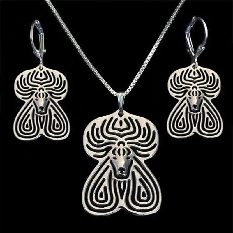 Women's Poodle Jewelry Set - Alloy Dog Accessories