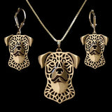 Metal Rottweiler Dog Jewelry Set - Hot Lovers