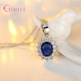 925 Silver Needle Gemstone Jewelry Set