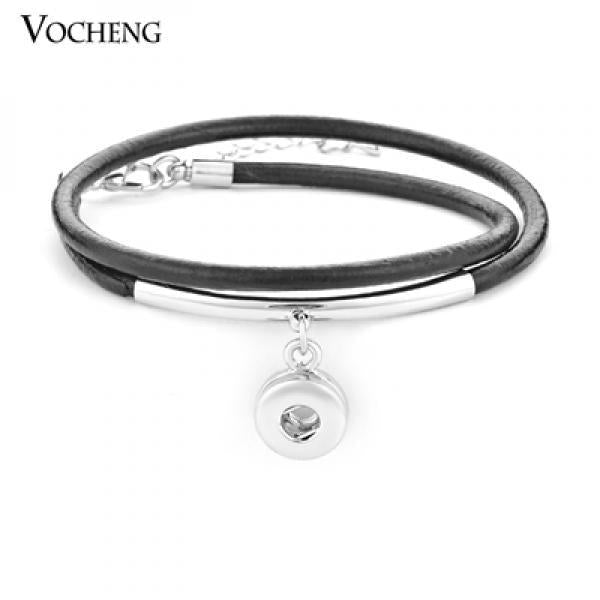 Vocheng Snap Button Charms 12mm Pendant Set Leather Jewelry