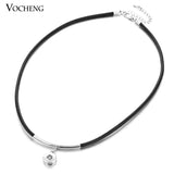 Vocheng Snap Button Charms 12mm Pendant Set Leather Jewelry